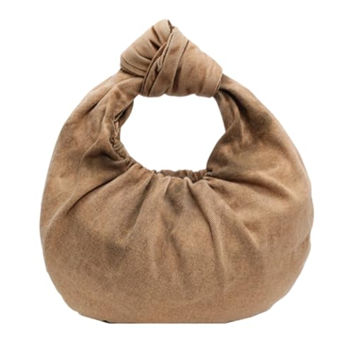 Monederos para mujer – Cartera de bola de masa hervida – Cartera de mano para mujer, para teléfono móvil, cosméticos, vacaciones, fiestas, viajes, playa, viajes de negocios, Khaki, Refer to