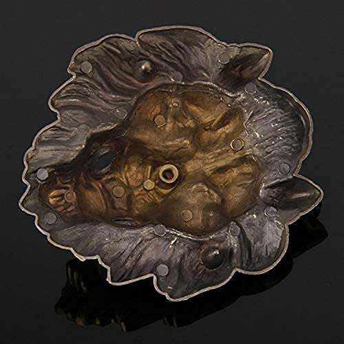 20cm duża antyczna kołatka do drzwi lwa Lionhead kołatki do drzwi lwy wystrój domu uchwyt meblowy kołatka (czerwony brąz) (zielony brąz)