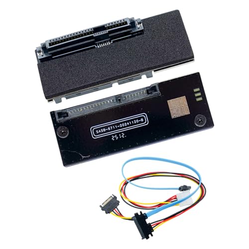 Adaptador SAS a SATA de 29 a 22 pines fabricado en ABS para estabilidad en servidores