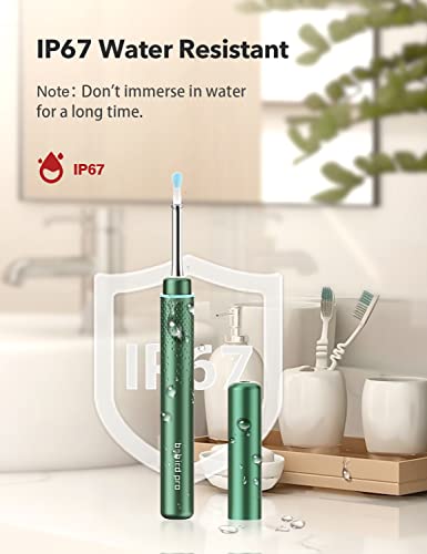 Bebirdpro Ear Wax Removal Tool Safely Cleaning Ear Canal At Home,Ear Cleaner With Hd Camera And 6 Led Lights, Ear Camera And Wax Remover For Ios, Android Smart Phones M9, Dark Green #TOP7