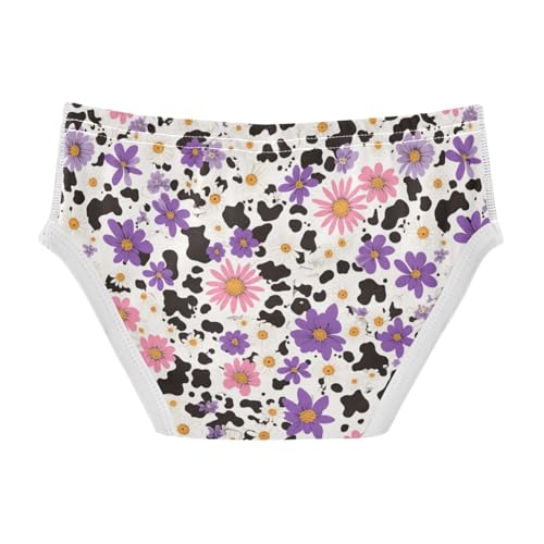 Wusikd Black Cow Print Boys' Underwear Cotton Boys Briefs Soft Toddler Underwear 2T2