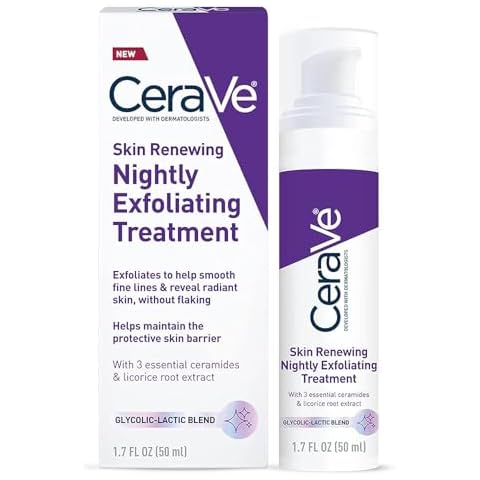 CeraVe Nightly Exfoliating Treatment | Anti-Aging Serum for Face Cover