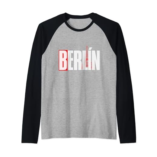 Berlín - La Casa de Papel Camiseta Manga Raglan