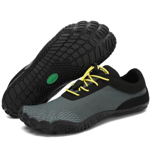 Saguaro Zapatillas Minimalistas Barefoot Hombre Mujer - Zapatos De Trail Running Para Deportes Acuaticos - Ligeras Antideslizante Respirable Con Caja Suela Zero Drop, Gris Profundo, 38 Eu Saguaro Zapatillas Minimalistas Barefoot Hombre Mujer - Zapatos De Trail Running Para Deportes Acuaticos - Ligeras Antideslizante Respirable Con Caja Suela Zero Drop, Gris Profundo, 38 Eu