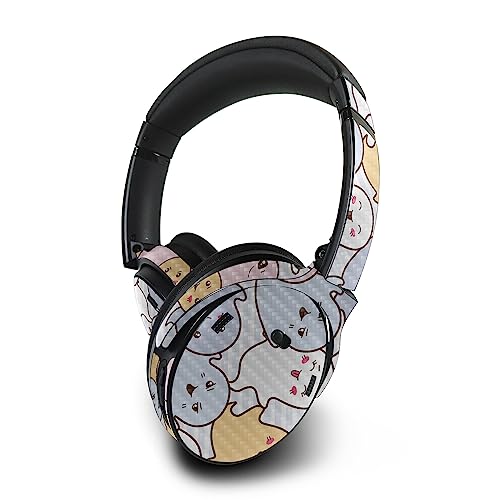 Image of MightySkins Skin Compatible with Bose QuietComfort 45 Headphones - Puppy Fall | Protective, Durable, and Unique Vinyl Decal wrap Cover | Easy to Apply, Remove, and Change Styles | Made in The USA