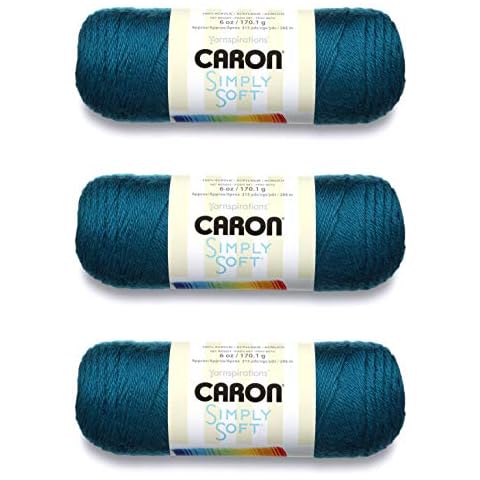 Caron Simply Soft-Pack of 3 Balls-170g Each Ball-Pagoda Cover