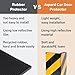 Japard Garage Wall Protector for Car Doors, 4 Pack 15.7