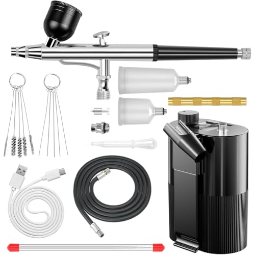 Kit compresseur aérographe 50 Psi pour nail art et manucure précise