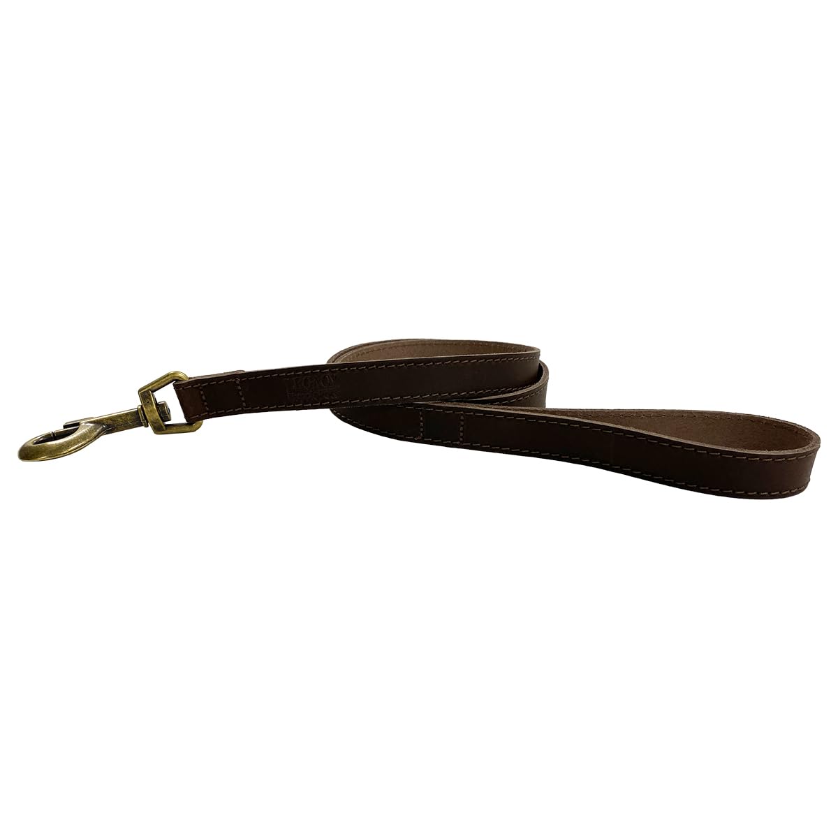 HugglePets Leather Dog Collar and Lead Set Legacy British Handmade Leather (Chocolate, Small 30-35cm), Small 30 - 35cm - Image 3