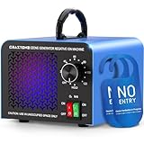 120,000mg/h Ozone Generator, High-Capacity Ozone Odor Eliminator with Negative Ion, Ozone Machine Odor Removal for Car, Home, Pets, Smoke, Commercial/Industrial Use - Covers Up to 6,000 Sq.Ft