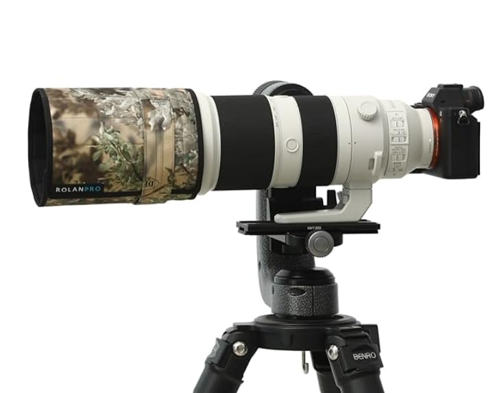Rolanpro Parasol Plegable Compacto para Sony 200 600 mm/Sony FE 200-600 mm F5.6-6.3 G OSS, Suave, Plegable, Conveniente Capucha de Repuesto, #14 Verde Selva Impermeable