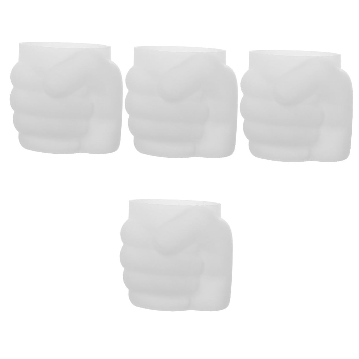 Moule à béton Lurrose en silicone souple pour pavé et vase décoratif