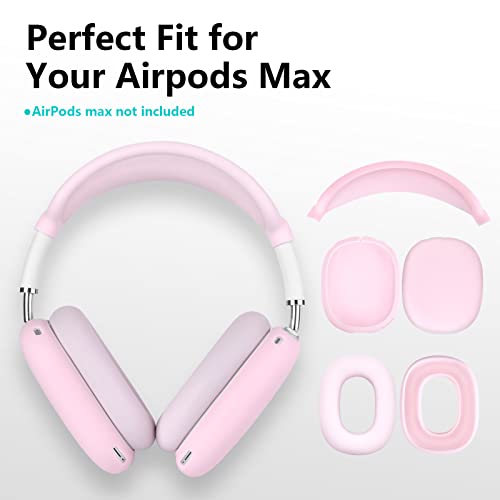 Filoto Case For Airpods Max Headphones, Silicone Cover For Apple Airpod Max,Accessories Cases (Pink) #TOP5