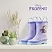 Disney Frozen 2 Girls Anna and Elsa Purple Rubber Easy-On Rain Boots - Size 8 Toddler