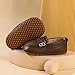 Moceen Infant Baby Boys Loafers Soft Sole PU Leather Toddler Moccasins Girls First Walking Crib Dress Shoes 12-18 Months, Coffee, M101