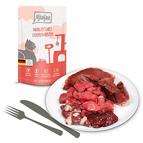 MjAMjAM - Premium Nassfutter für Katzen - Probierpaket, 12er Pack (12 x 125 g), getreidefrei mit extra viel Fleisch