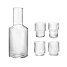 Produktbild Ripple Wasser-Glas 4er Set mit Karaffe, transparent mundgeblasenes Glas H 8.8cm Ø 7cm H: 34cm x Ø 9cm