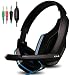 AFUNTA Gaming Headset Compatible PS4 PC Smart Phone Laptop Tablet Mobilephones MP3 MP4,OVAN X1-S 4 Pin 3.5mm Jack Multi Function Game Headphones with Mic