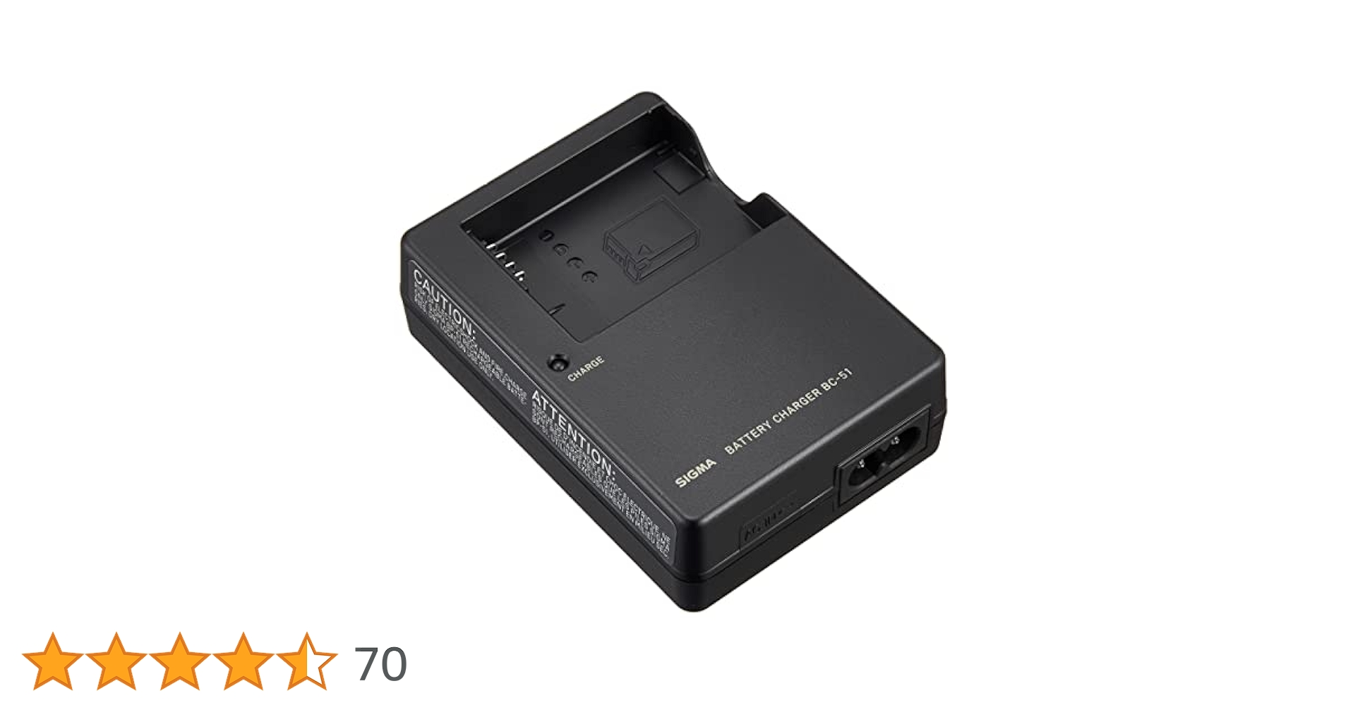 ⭐️SIGMA純正のAC充電器⭐️BC-51⭐️シグマ✴︎匿名配送 Amazon | シグマ(Sigma) SIGMA バッテリーチャージャー BC-51