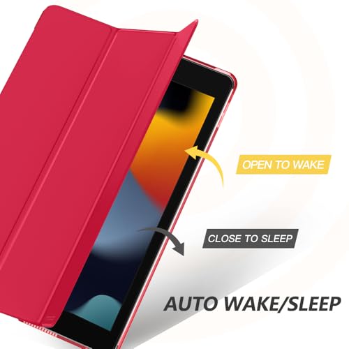 Image of Moko Smart Case for iPad 9th / 8th / 7th Generation Case 10.2 Inch, Wine