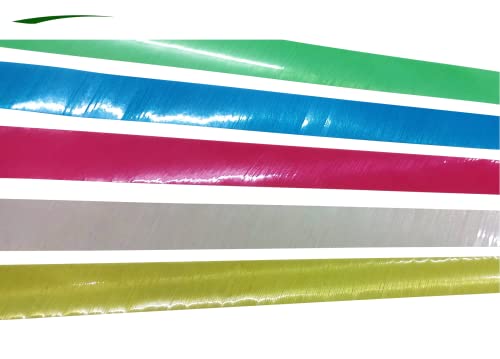 Fita Para Emendar Lixa em Cinta 3m x 19mm Amarela, Pink, Branca, Azul, Verde Sheldahl + Cola Instant