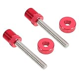 Compatibilité universelle : compatible avec de nombreuses pièces de vtt, le stabilisateur de pédalier anti-chute et son design rouge en font un choix optimal pour les passionnés. tige de fixation pour boîtier de pédalier à carré. outil pour boîtier de pédalier adulte inclus