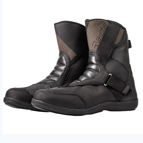 Image of Raida Dash Riding Boots | Waterproof Motorcycle Boots with Oil Nubuck Leather | TPU Gear Shifter Protection | Lightweight Walking-Friendly Sole | Ideal for City Rides & Touring