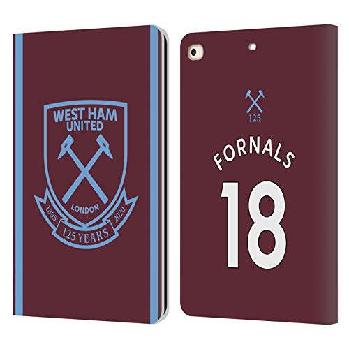 Étui portefeuille West Ham United en cuir pour iPad 9.7 2017 et 2018