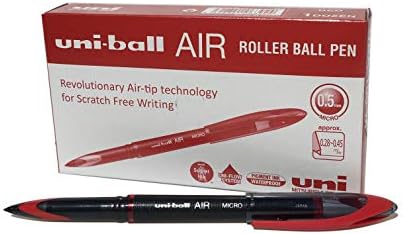 uni-ball Micro Air Rollerball Pen - Black (Pack of 12)