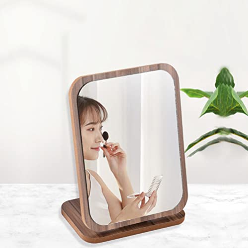 Espejo de maquillaje plegable de escritorio Beaupretty miniatura 4