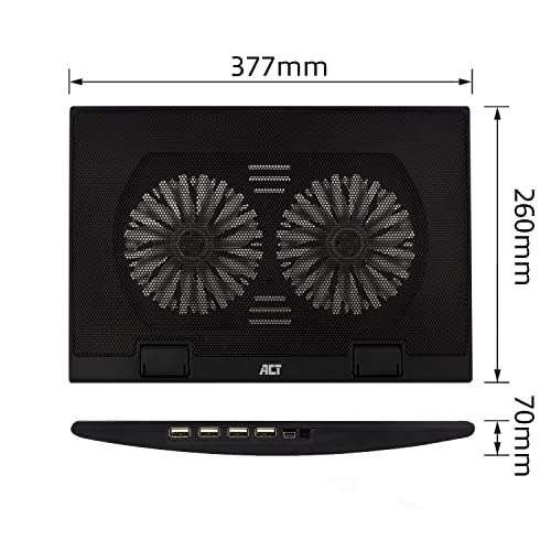 Support de refroidissement pour ordinateur portable 17 ACT AC8105 - 7