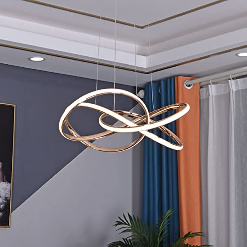 Lampe à suspension LED à intensité variable avec télécommande pour table à manger - 7