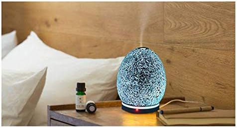 XIHADA Essential Oil Diffuser 70ml,Ultrasonic Aromatherapy Diffuser with Intermittent Setting, Soft and Bright Night Light, Cool Mist Humidifier for Home