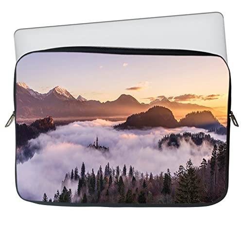 Image of TheSkinMantra Chain Laptop Sleeve Bag Compatible with Laptop /Macbooks /Chrombook /Notebook /Zbook (15.6 Inch [Chain], Paradise)