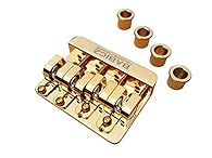 Patented eCAM saddle technology Double locking Original Series design Three hole modern Fender mounting pattern Includes four string ferrules, mounting screws, and adjustment wrench. Includes bridge, mounting screws, instructions, and 1.5mm adjustmen...