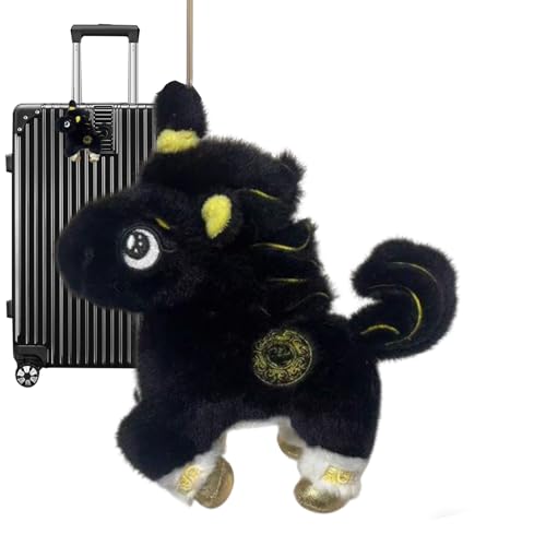 Llavero de caballo de peluche y colgante para bolso de Fiesta de Primavera