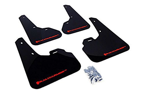 rally armor mud flaps 2010 - Rally Armor MF17-UR-BLK/RD Black, Red Mud Flap with Logo (2010+ Mazda3/Speed3 UR), 1 Pack