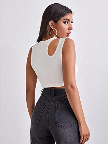 Image of Shasmi Women's Striped Slim Fit Crop, Ribbed, Stylish Tank Top, Soft and Comfy Fabric has Some Stretch