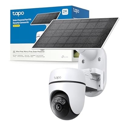 Foto di Tapo C610 KIT 2K 3MP Telecamera Wifi Esterno Senza Fili con Pannello Solare, 360° PTZ Videocamera Sorveglianza a Batteria 6700mAh, Rilevamento Umano, Visione Notturna a Colori, Tracciamento AI, IP65