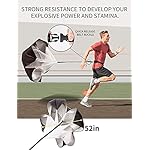 GHB Agility Ladder Speed Training Ladder Workout Ladder with 6 or 10 Cones 12 Rung 20ft with Resistance Parachute - Image 4