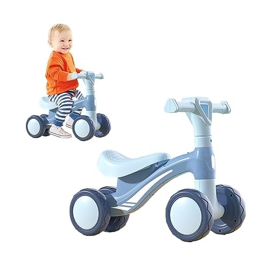 Bicicleta de Equilíbrio,Bicicleta infantil com 4 rodas macias - Andadores infantis para meninos de 1 a 6 anos, meninas, brinquedos infantis, brinquedos infantis de escalada, brinquedos internos Hochei