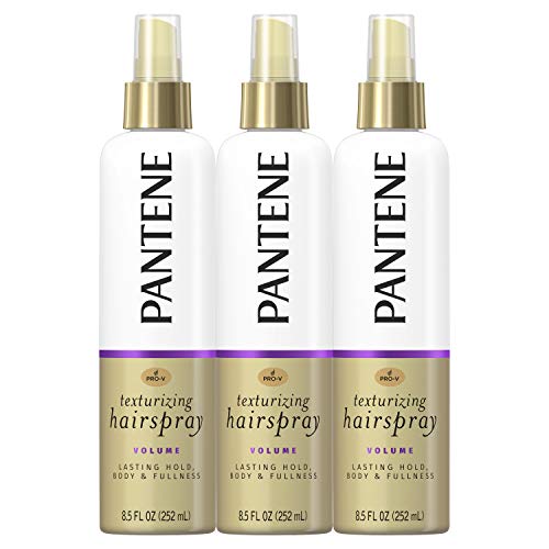 Pantene Hairspray Non-aerosol, Volume Lasting Hold, Pro-V, Body & Softness Texturizing, 8.5 fl oz, Triple Pack