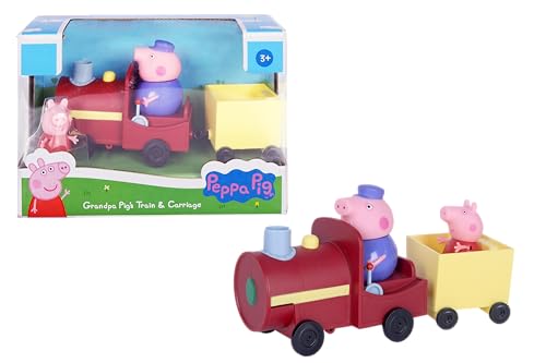 PEPPA PIG Grandpas Train and Carriage Playset, Includes 2 Figures, Preschool Toy for Girls & Boys 3 Years and Up, Birthday Gift Toys for Kids (B0CZXLC8HY) Amazon Price History, Amazon Price Tracker