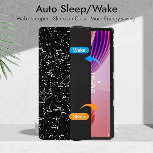 Image of Robustrion Cover for Lenovo Tab 10.1 inch 2025 Cover Case, Trifold Flip Cover Case for Lenovo Tab 10.1 inch Tablet Cover TB-311FU /311XU - Constellation