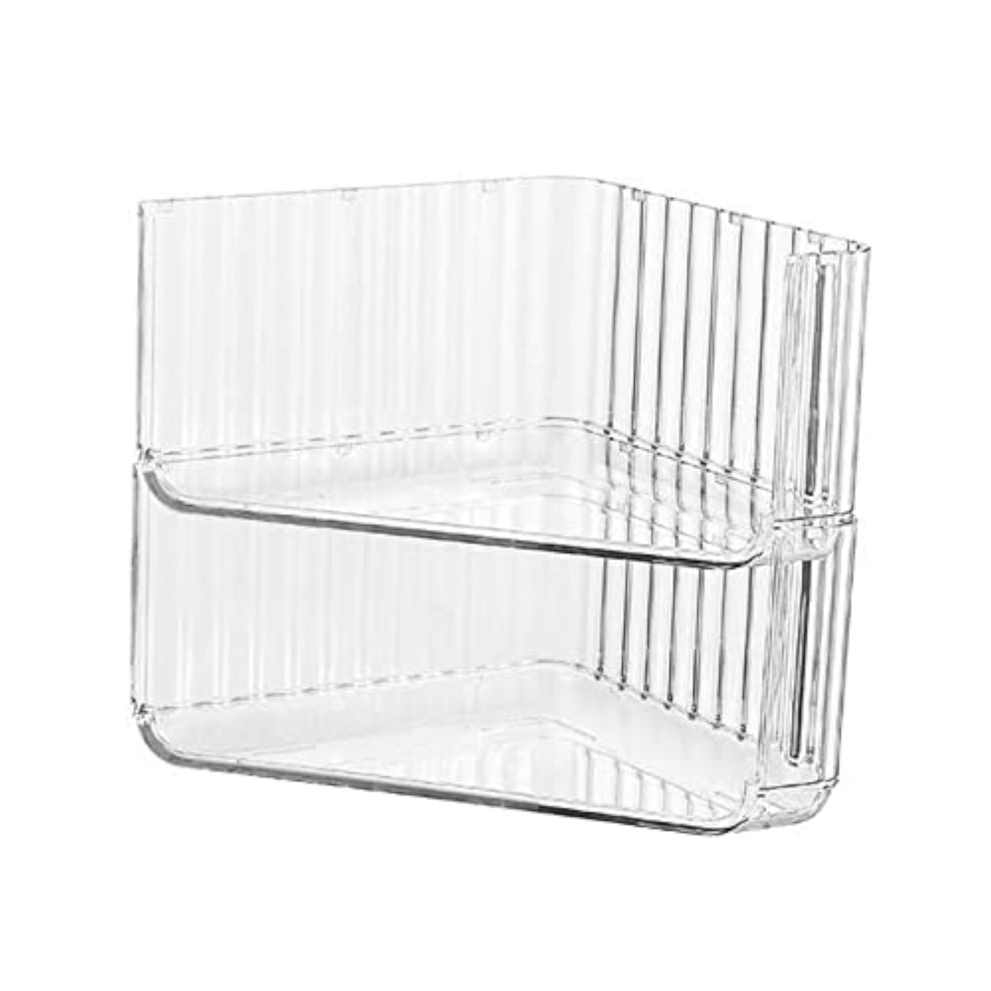 Cosmetic Storage Box Waterproof Display Rack, White