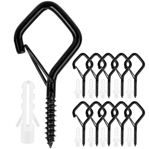 Schraubhaken 10 Stück Hakenschrauben Deckenhaken Haken Zum Schrauben Schraubhaken Klein Hakenschrauben Schraubhaken Edelstahl Wandhaken Zum Schrauben Hook öSenschraube Kugelhaken Edelstahl Haken