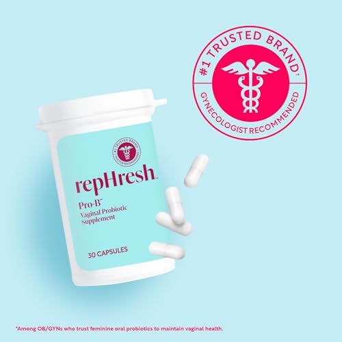 Image of RepHresh Pro-B Vaginal Probiotic Supplement, pH Balance, 30 Doses