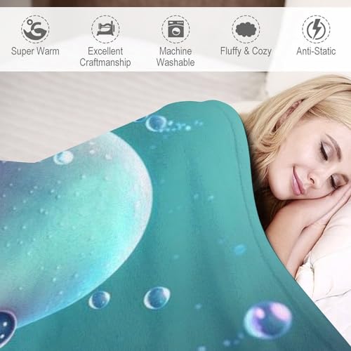 Couverture douce toutes saisons pieuvre pour cocooning sur le canapé