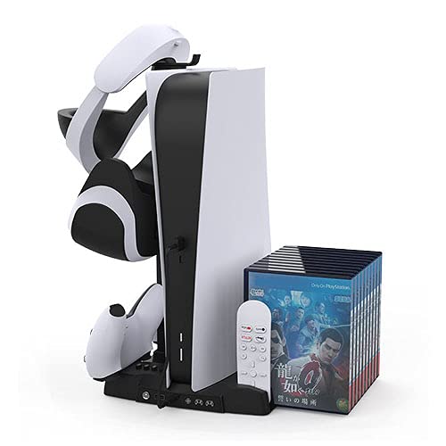 TwiHill A Base De Resfriamento Do Lutador é Adequada Para PS5, Radiador Com Rack De Armazenamento De