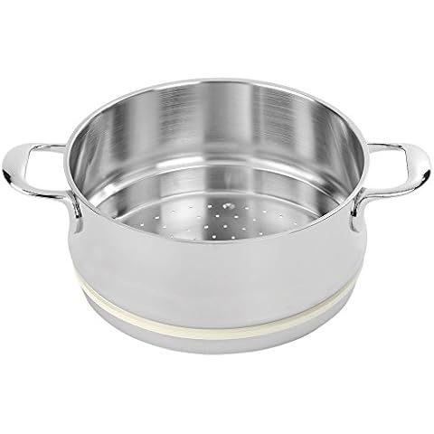 Cacerola de vapor Demeyere 5.2L con inserto Cover